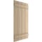 Ekena Millwork Rustic Four Board Joined Board-n-Batten Knotty Pine Faux Wood Shutters, 22W x 36H, PR SHUBJS22X36KPPR - alternate 6